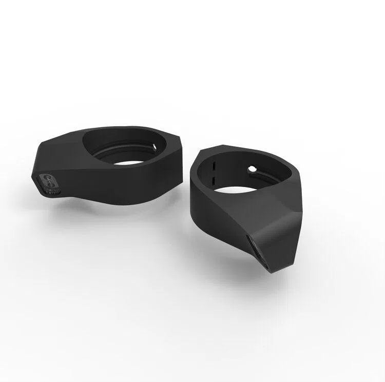 Gabelschelle zweiteilig mit integriertem Blinker Type - Three