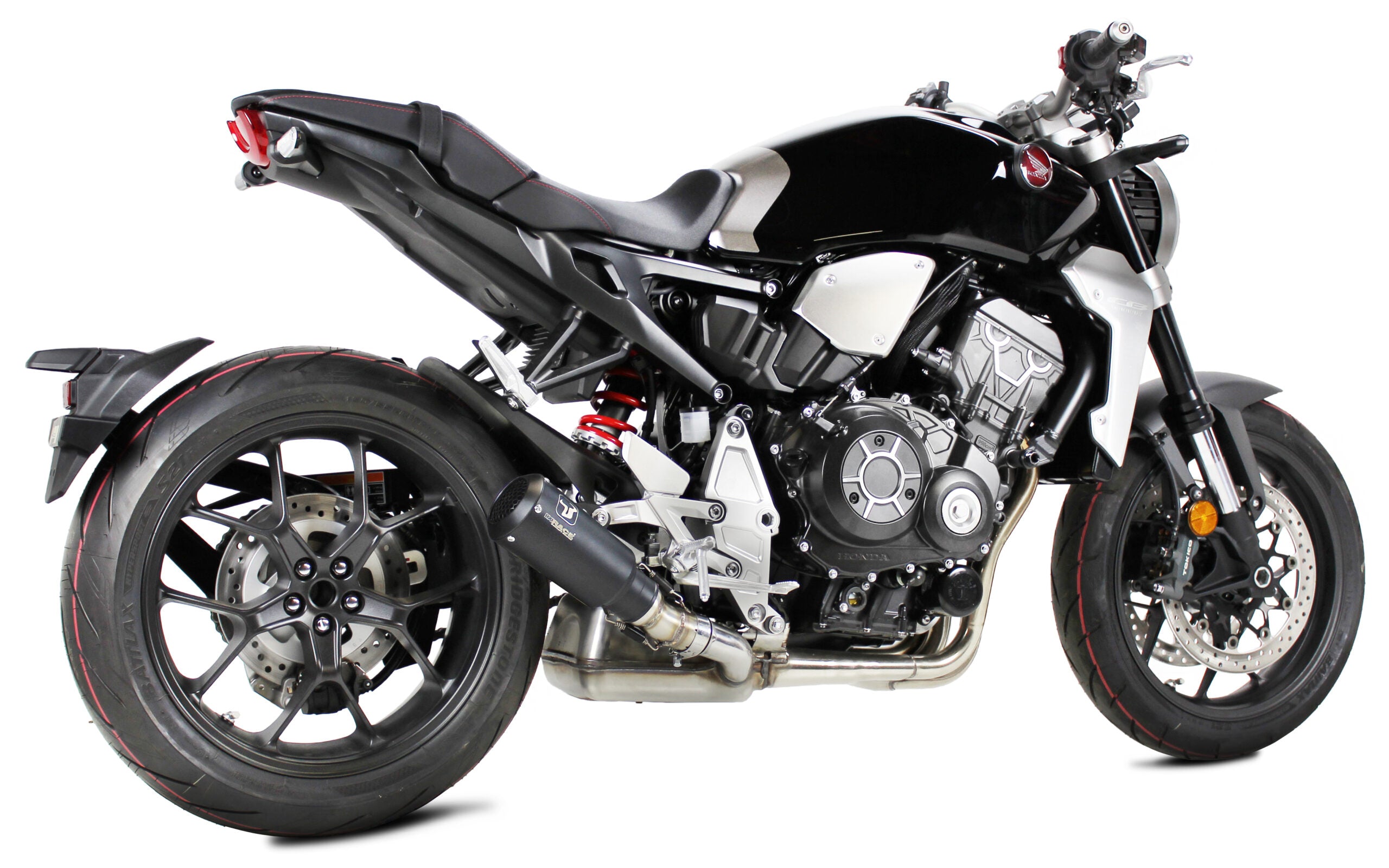 IXRACE MK2 Auspuff – Honda CB 1000 R (2018–2024) – Schwarz Edelstahl