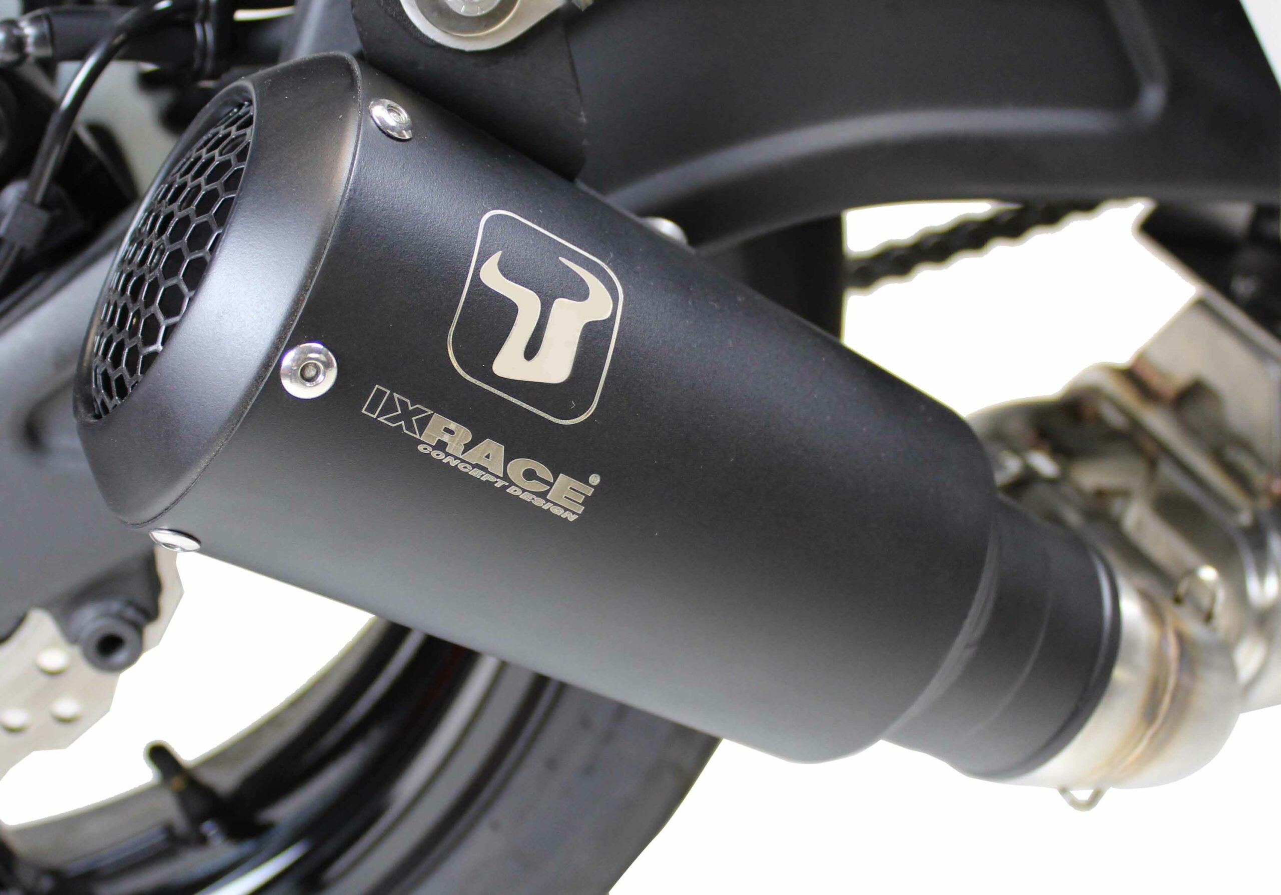 IXRACE MK2 Auspuff – Honda CB 1000 R (2018–2024) – Schwarz Edelstahl