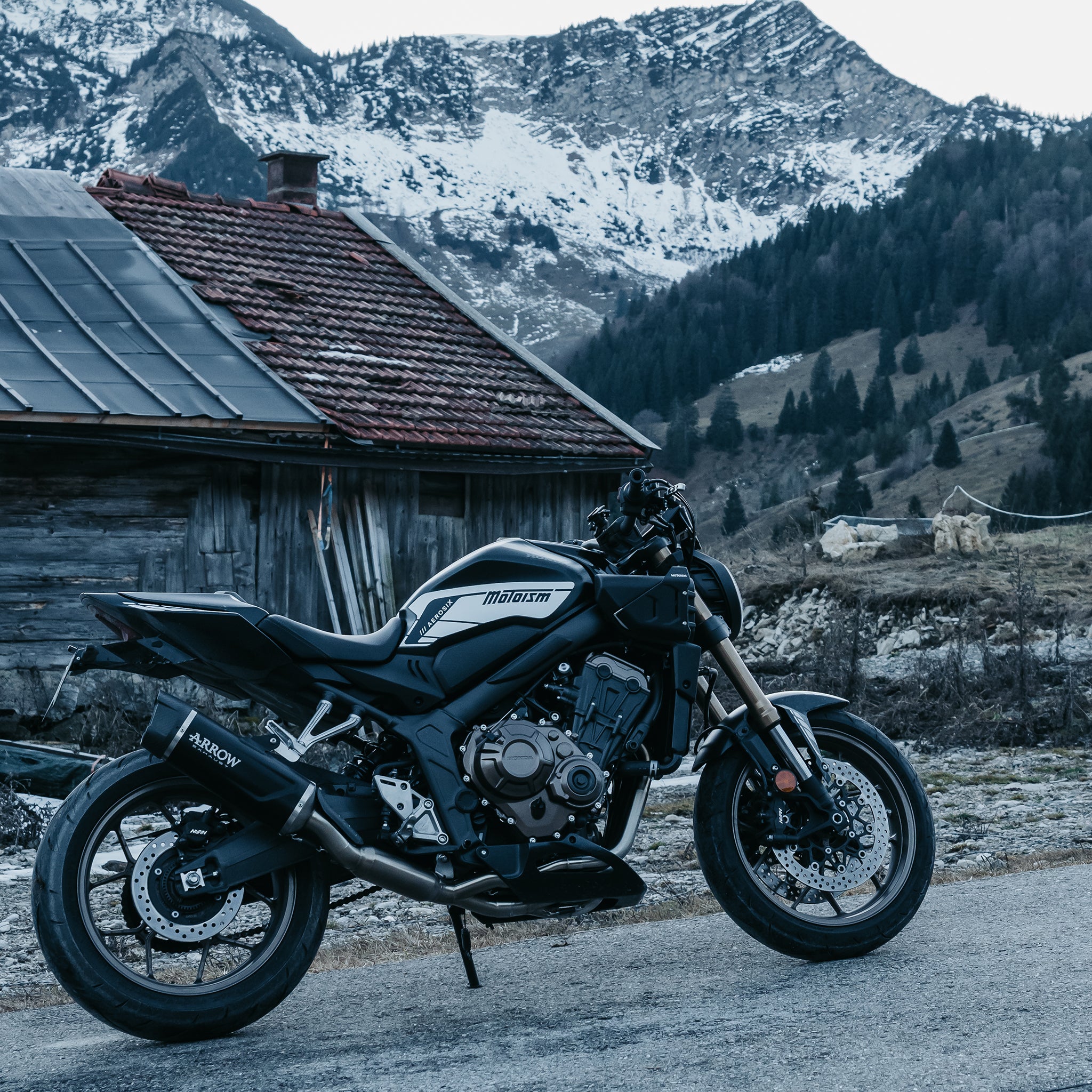 Arrow Indy Race EVO Dark Komplettanlage – Honda CB 650 R / CBR 650 R (2024– )