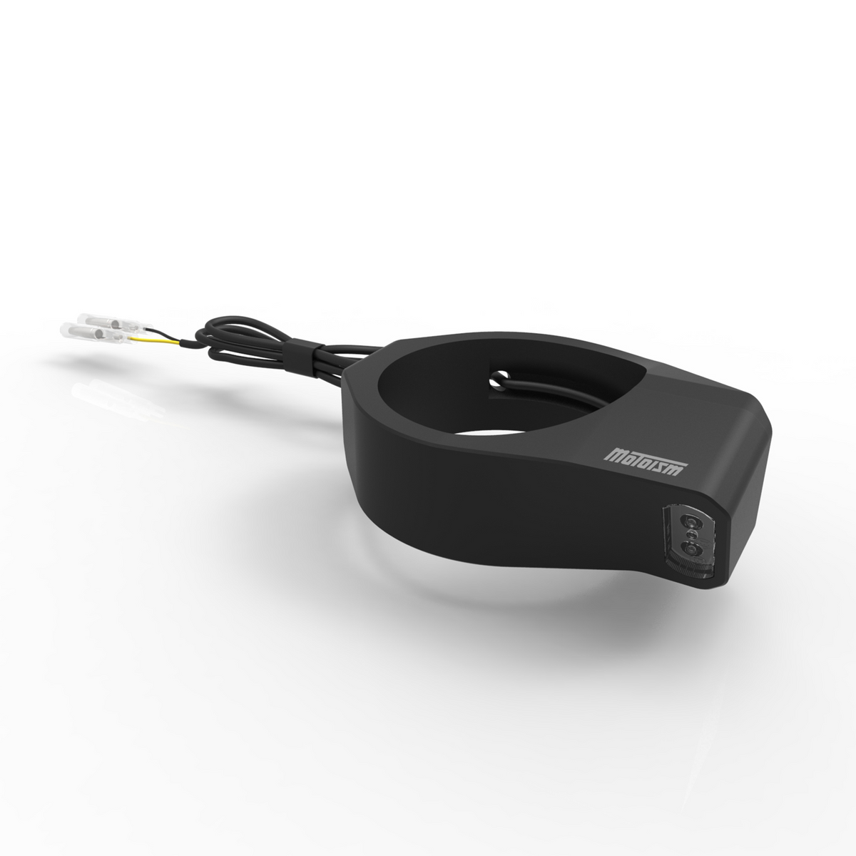 MOTOISM Gabelschelle Type Three Evo mit integriertem LED-Blinker