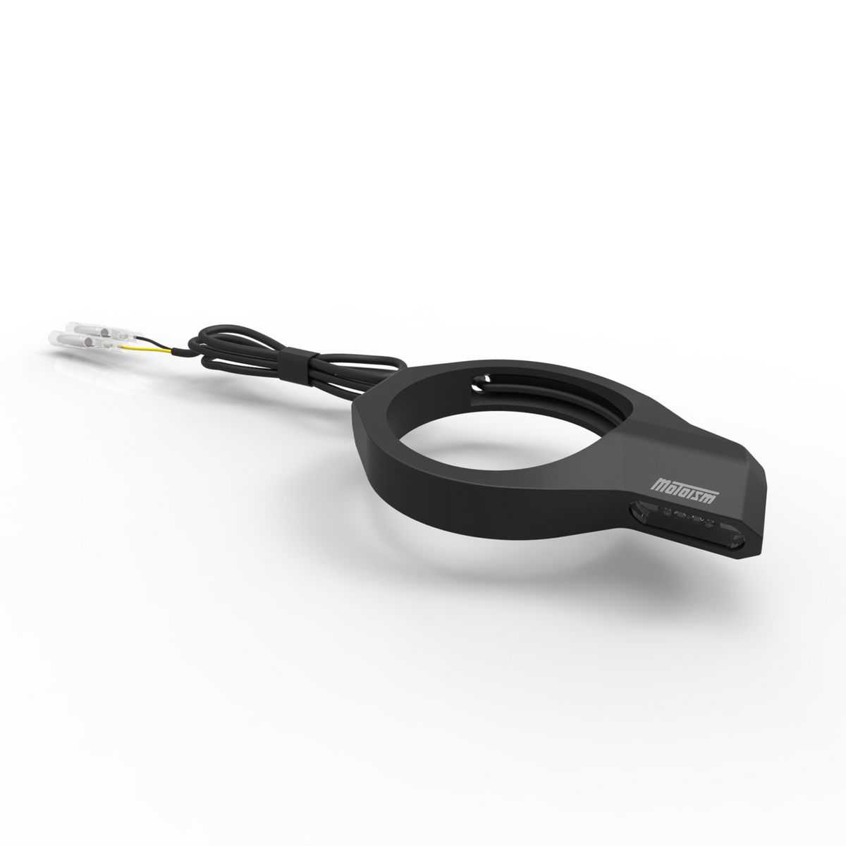 MOTOISM Gabelschelle Type Four Evo mit integriertem LED-Blinker