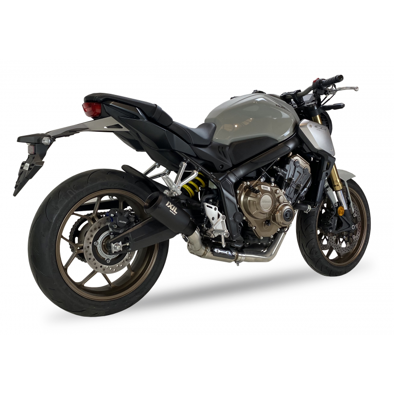 HONDA CB / CBR 650 R 2021–2023 IXIL RACE Xtrem Schwarz Komplettanlage Edelstahl