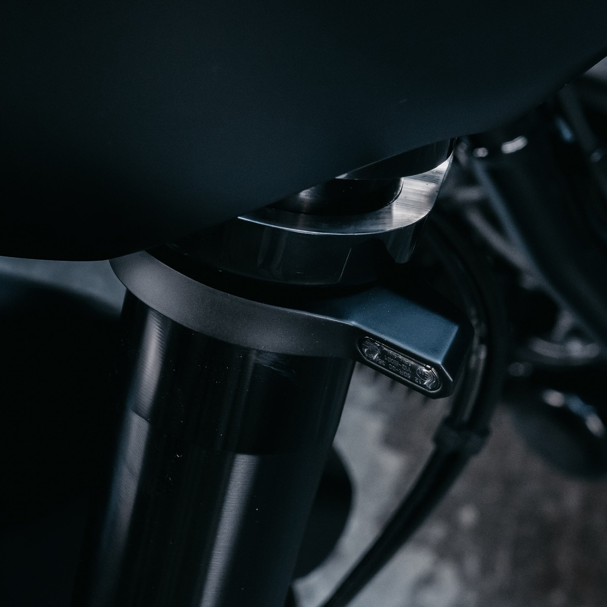 Gabelschelle zweiteilig mit integriertem Blinker - Type Four Evo (Paar)