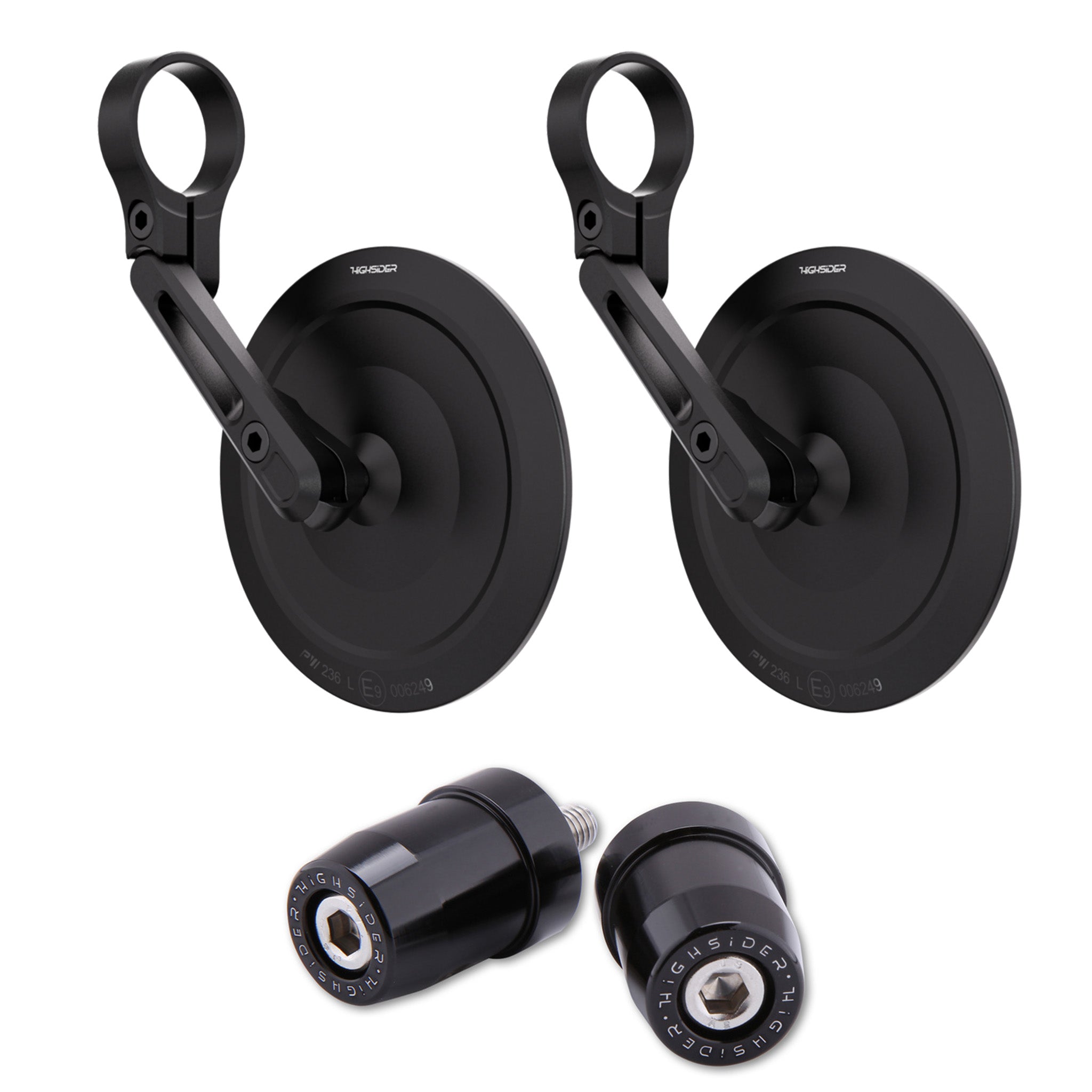 Kawasaki Spiegel-Set – Montana-Slim Pro Kurz