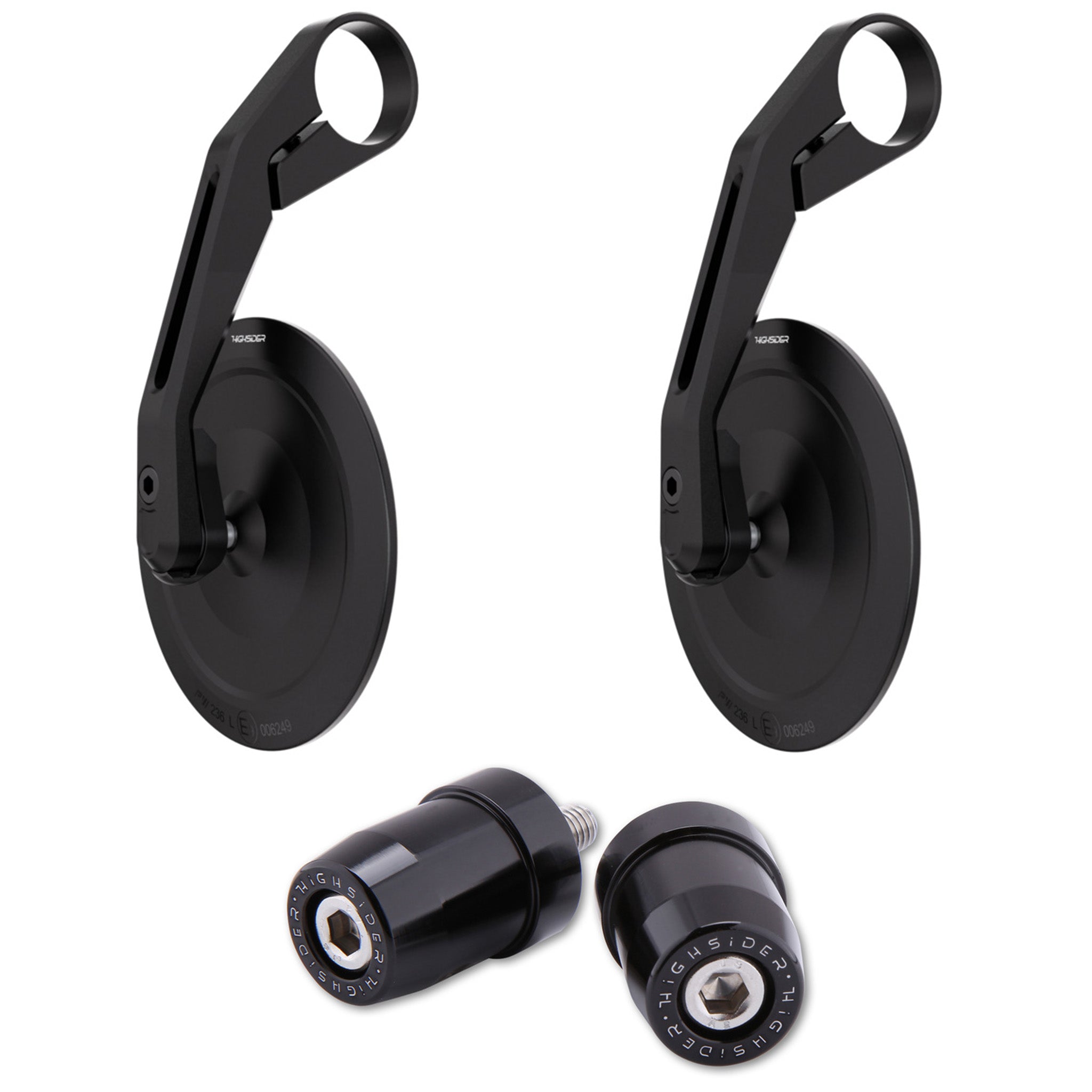 Kawasaki Spiegel-Set – Montana-Slim Pro Lang