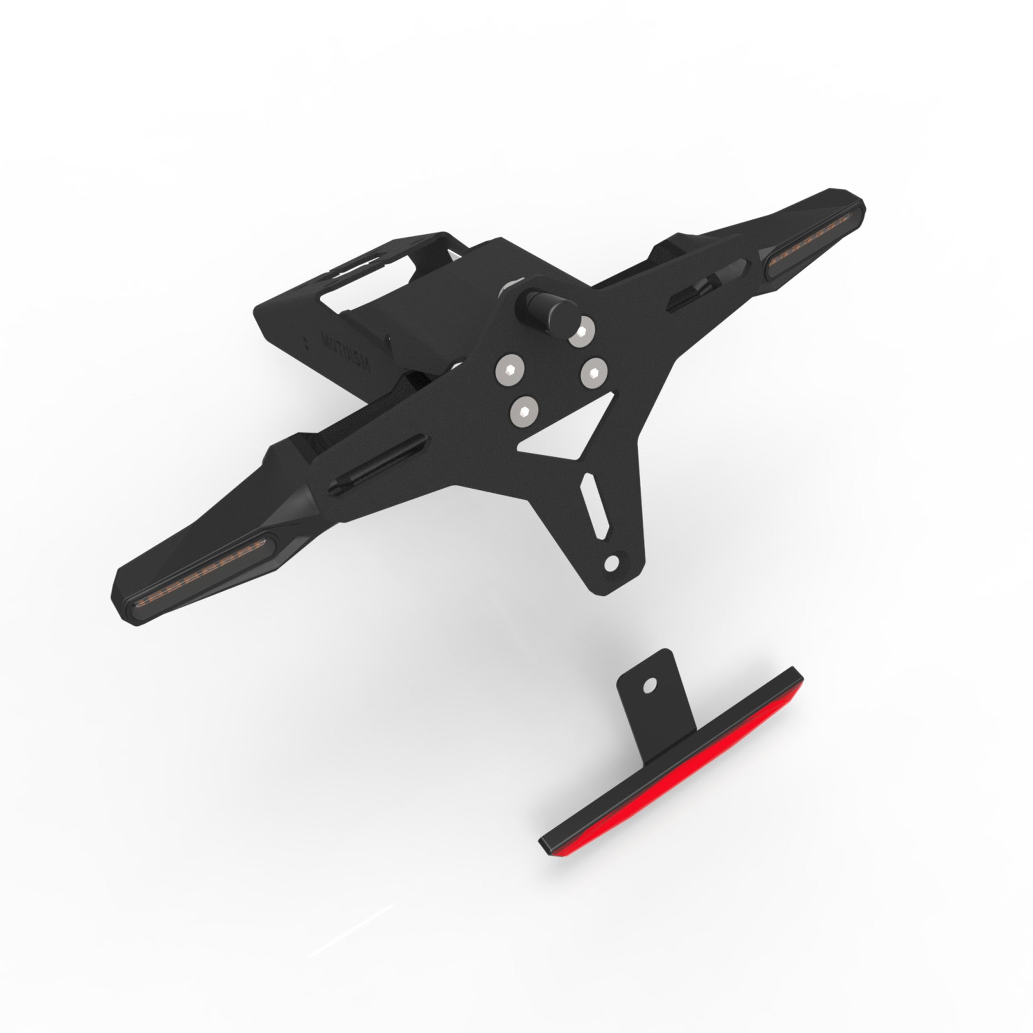 MOTOISM Kennzeichenhalter + 3in1 Blinker – für Aprilia RSV4 1100 / Tuono V4 1100 (2025-...) | Plug & Play