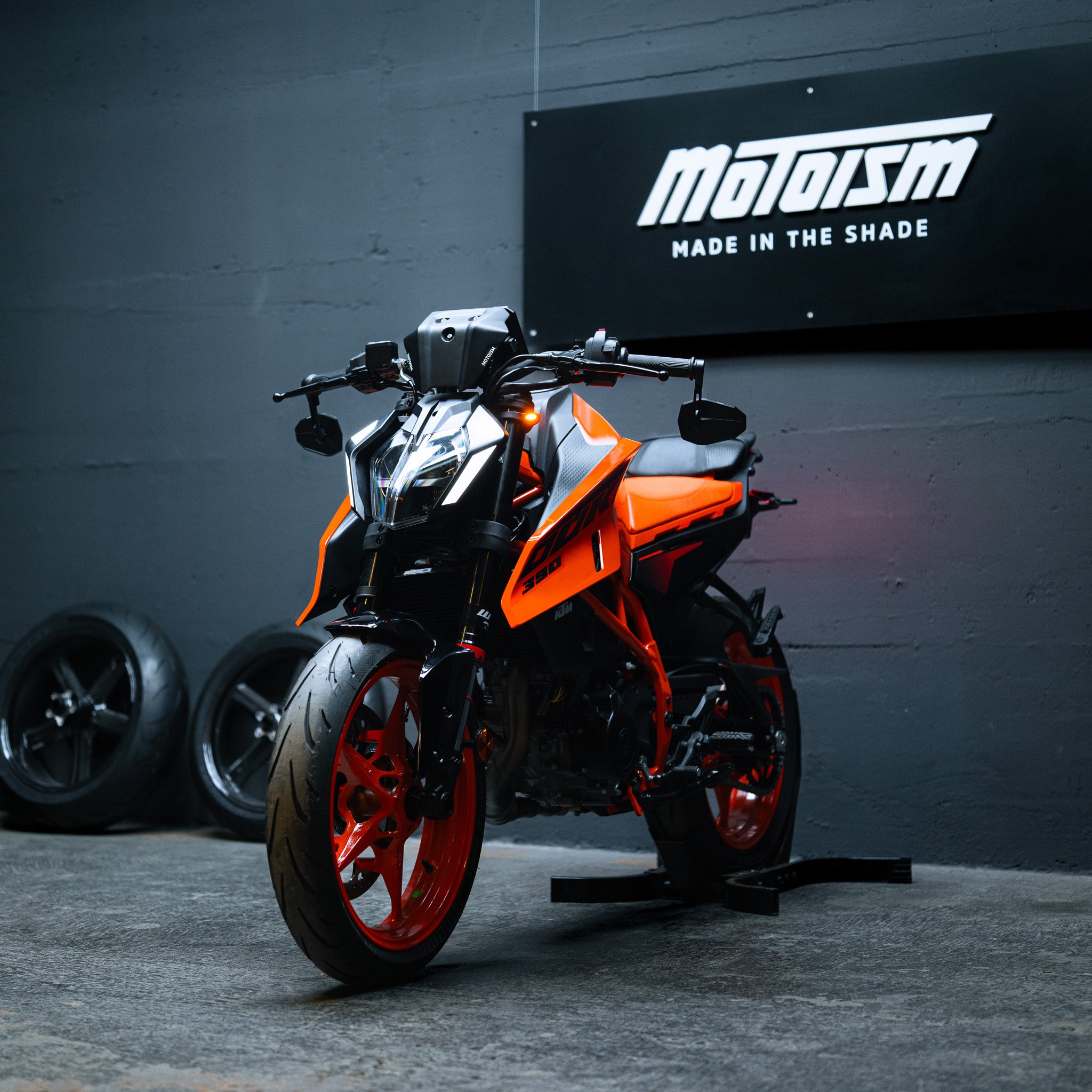 KTM Gabelschelle zweiteilig mit integriertem Blinker - Type Four Evo (Paar)