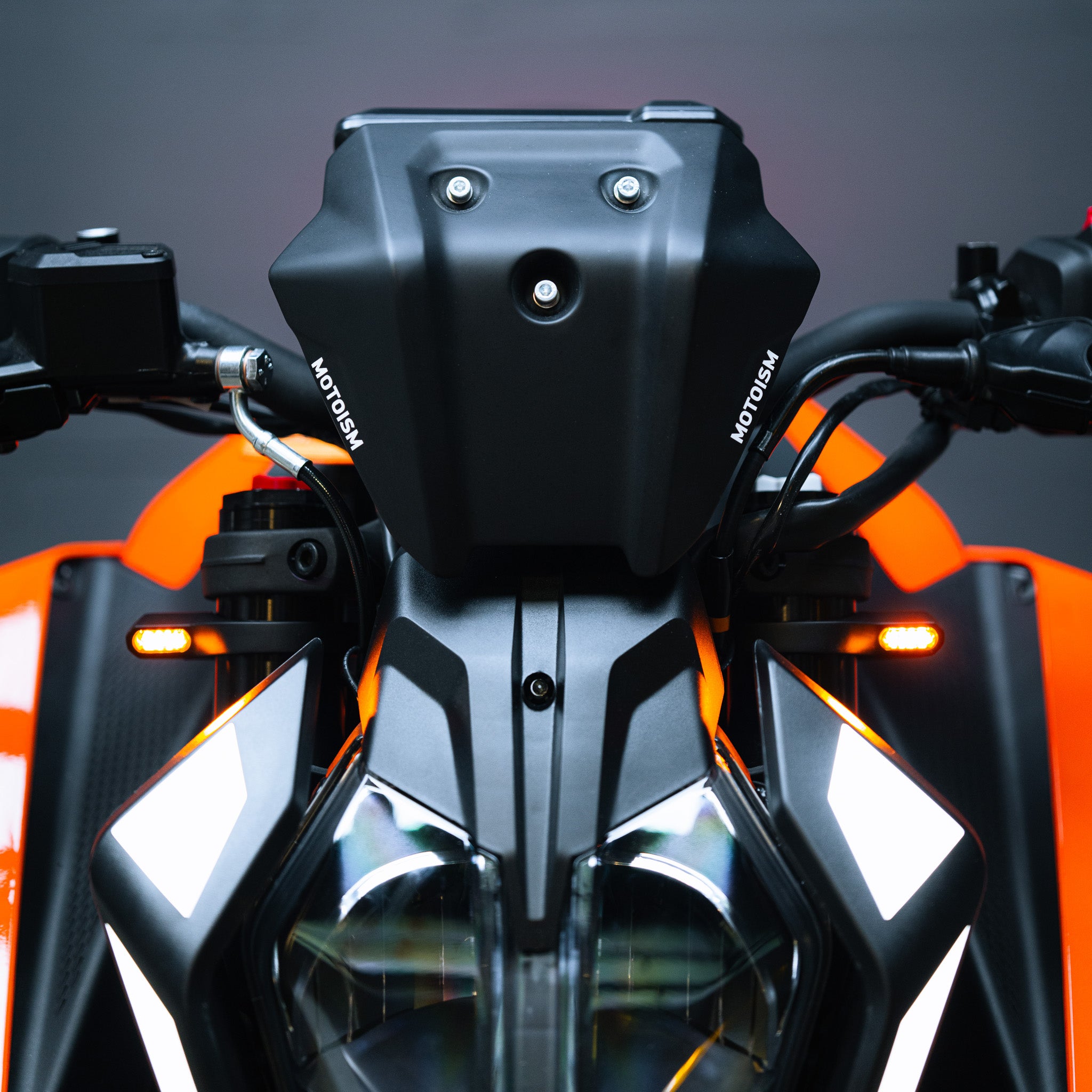 KTM Gabelschelle zweiteilig mit integriertem Blinker - Type Four Evo (Paar)