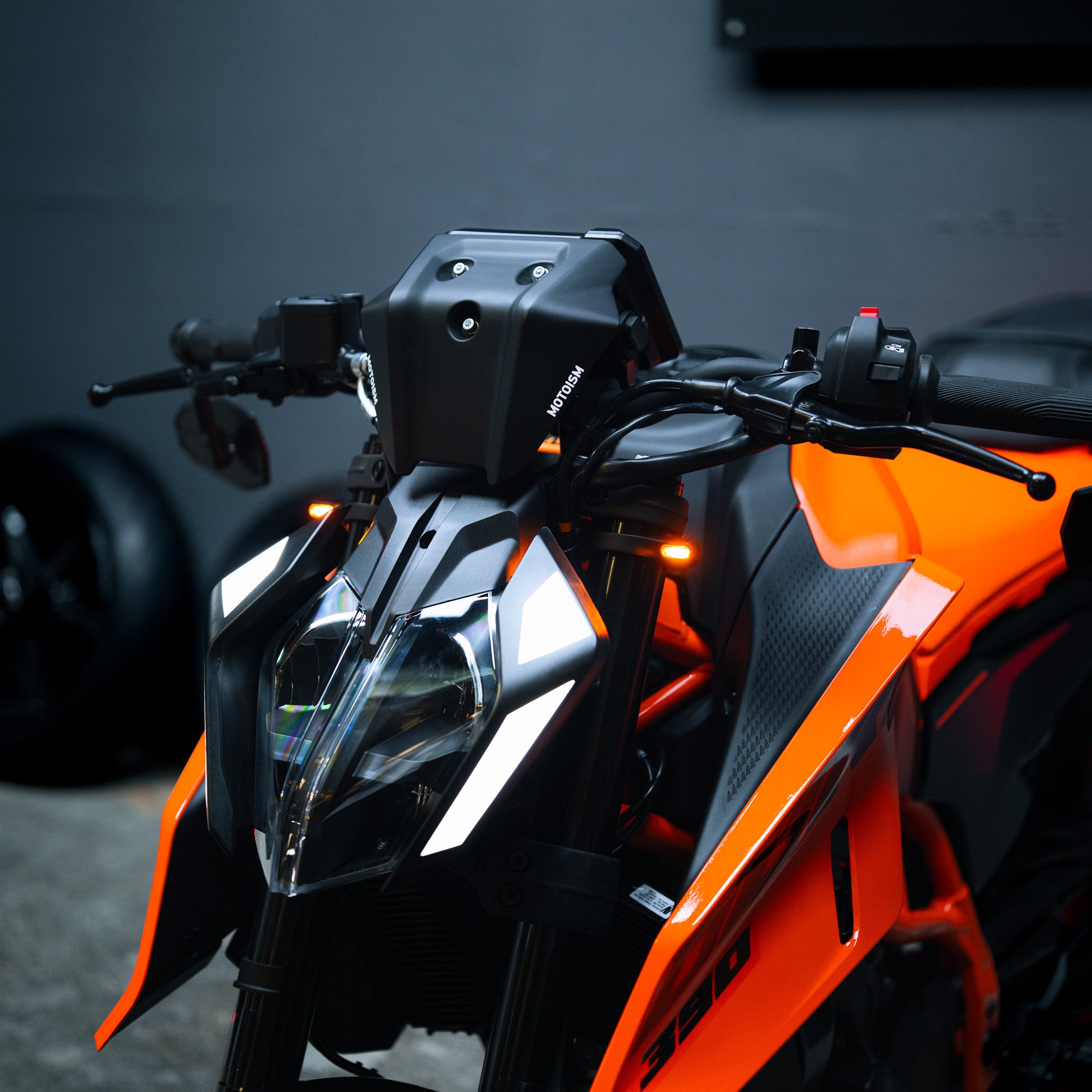 KTM Gabelschelle zweiteilig mit integriertem Blinker - Type Four Evo (Paar)