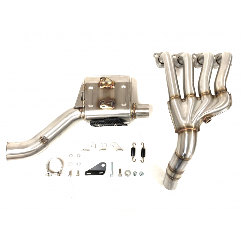 HONDA CB / CBR 650 R 2021–2023 IXIL RACE Xtrem Schwarz Komplettanlage Edelstahl