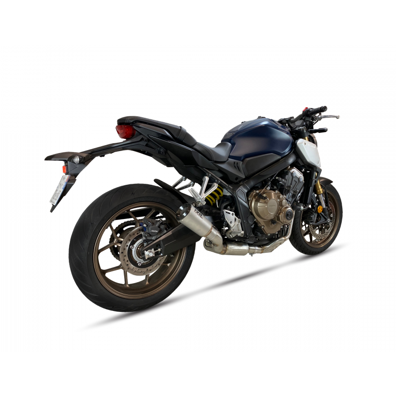 HONDA CB 650 R 2019–2020 IXIL Xtrem Komplettanlage Edelstahl / Carbon