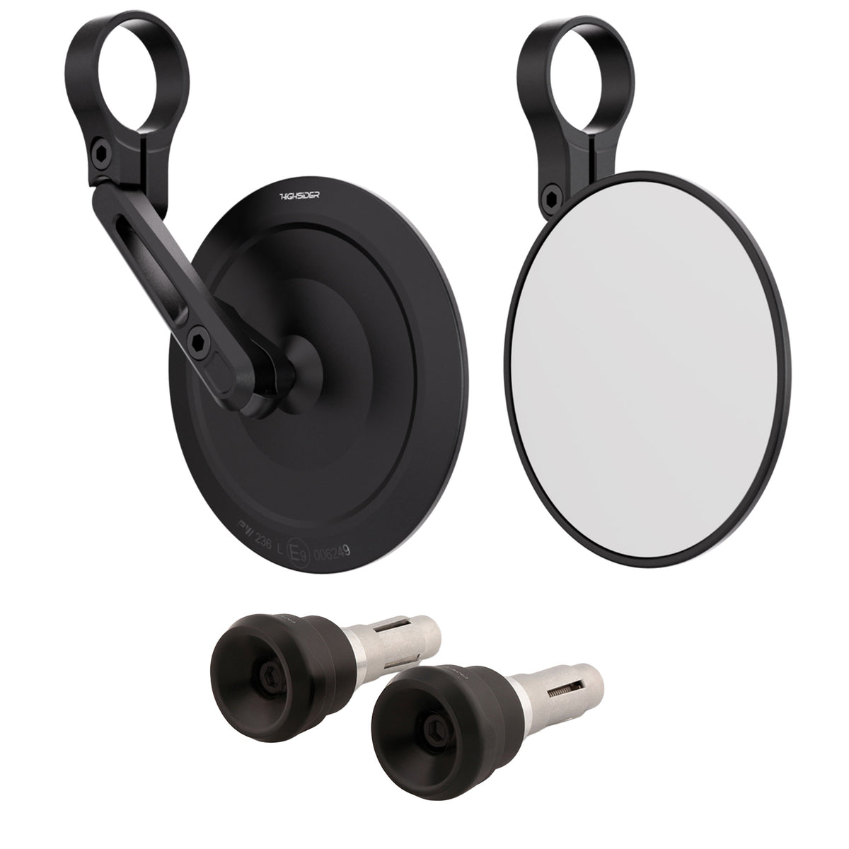 Spiegel-Set Montana-Slim Pro Kurz – für Honda