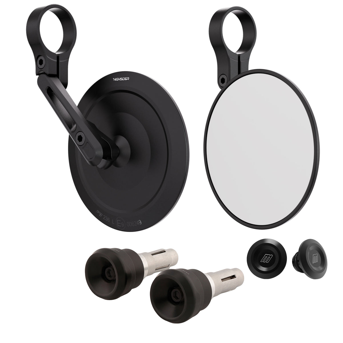 Spiegel-Set Montana-Slim Pro Kurz – für Honda